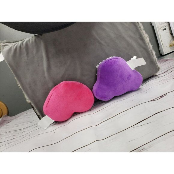 Plusheez Plush Stuffed Toy Animal Pink Purple Girl‎ Bedroom Throw Pillow 10" - Picture 5 of 9